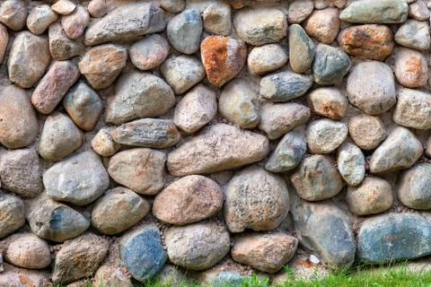 Stone wall for background Stock Photos