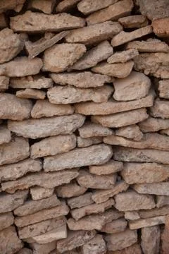 Stone wall background Stock Photos