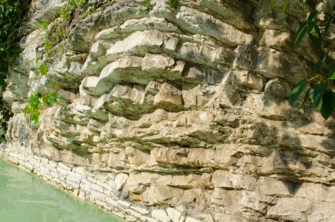 Stone wall background Stock Photos