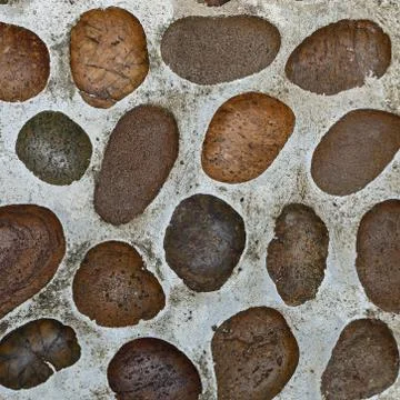 Stone wall background Stock Photos