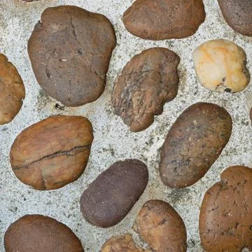 Stone wall background Stock Photos