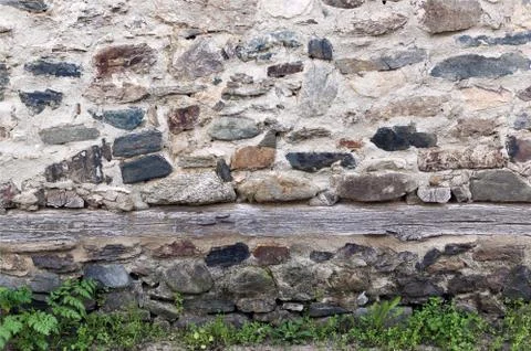 Stone wall background Stock Photos