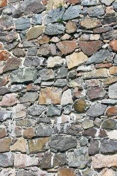 Stone wall background Stock Photos