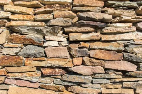 Stone wall background Stock Photos