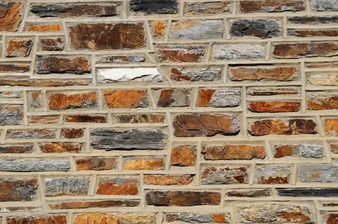 Stone wall background Stock Photos