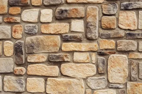 Stone wall background Stock Photos