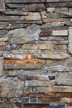 Stone wall background Stock Photos