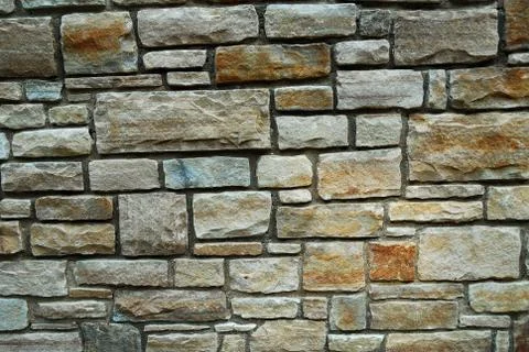 Stone wall background Stock Photos
