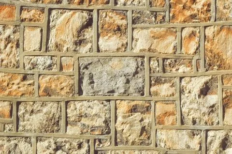Stone wall background Stock Photos