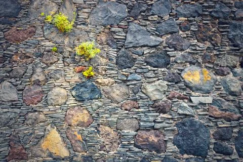 Stone wall background 스톡 사진