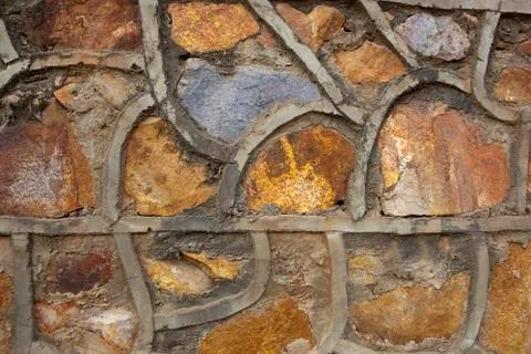 Stone wall background Stock Photos