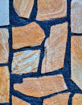 Stone wall background Stock Photos