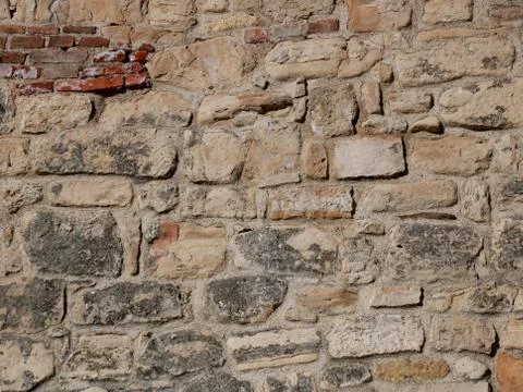 Stone wall background Stock Photos
