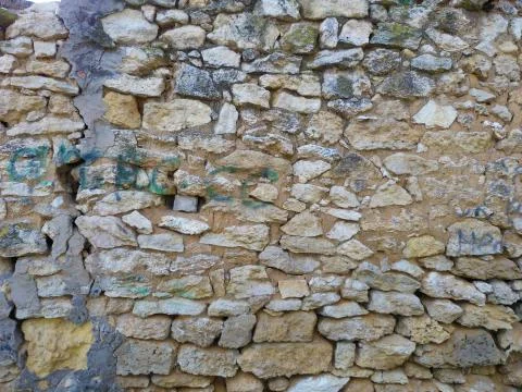 Stone Wall Background Stock Photos
