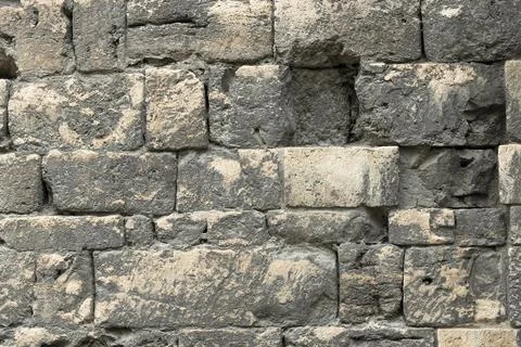 Stone wall background, texture, Italy Stock Photos