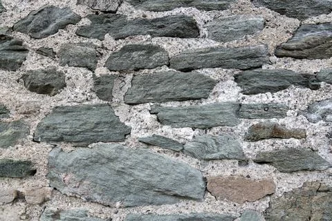 Stone wall background, texture, Italy Stock Photos