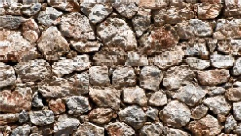 Stone wall background. Vector illustration. Stock Illustration