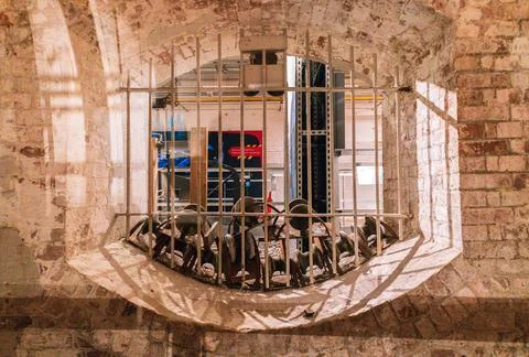 Stone Wall Bars Stock Photos