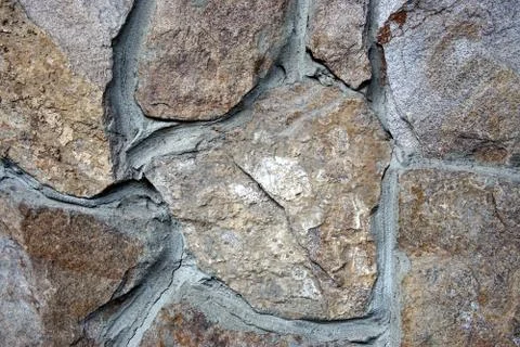 Stone wall close up Stock Photos