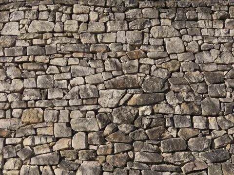 Stone wall close up Stock Photos