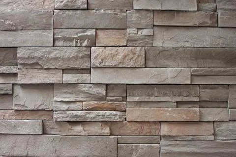 Stone Wall - Up Close Shot Stock Photos