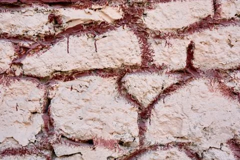 The stone wall constructed by gray wall Foto stock