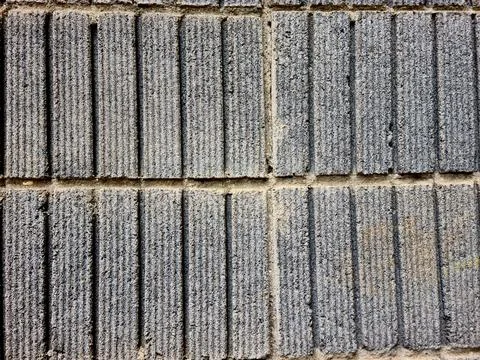 Stone wall design with rectangular square Foto stock