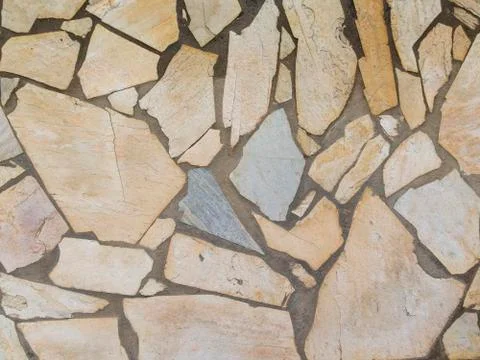 Stone wall floor background texture Stock Photos