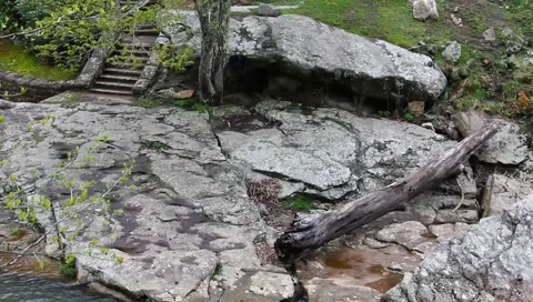 Stone Wall Stock Footage 4515182