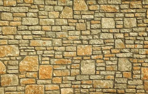 Stone wall full frame background Stock Photos