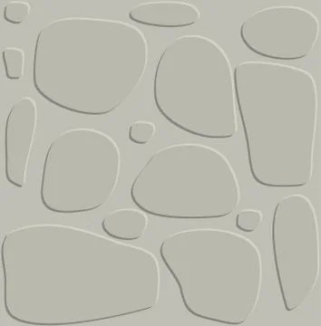 Stone wall game texture beautiful banner wallpaper design illustration Stock Illustration