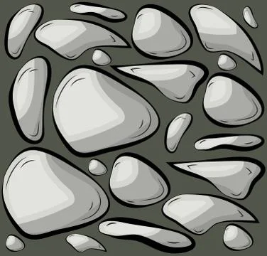 Stone wall game texture beautiful banner wallpaper design illustration Stock Illustration