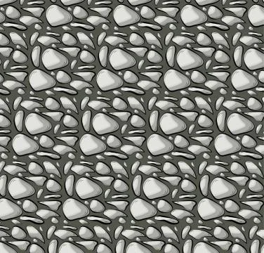 Stone wall game texture beautiful banner wallpaper design illustration Stock Illustration