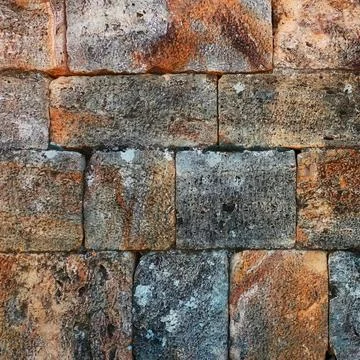 Stone Wall Grange Block Construction Designed Texture Outdoor Background Stock-Fotos