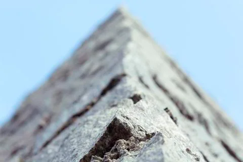 Stone wall. Macro shooting. Stock Photos