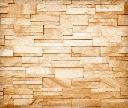 Stone wall made with blocks Stock Photos