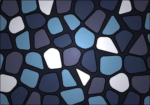 Stone wall made of cobblestones Stock Illustration