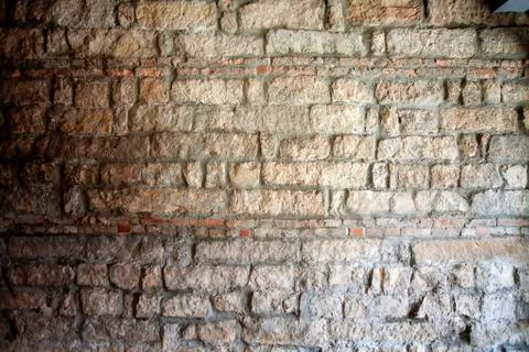 Stone wall with nice light on it Stock Photos