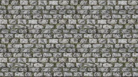 Stone Wall old Stock Illustration