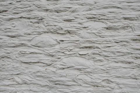 Stone Wall painted White 库存照片