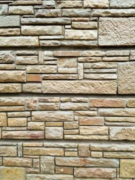 Stone wall pattern, decorative texture. wall background for exterior buildi.. Stock Photos