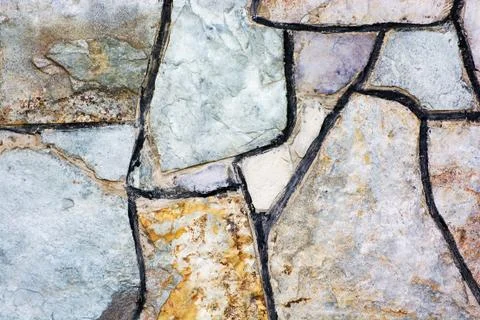 Stone wall pattern Stock Photos