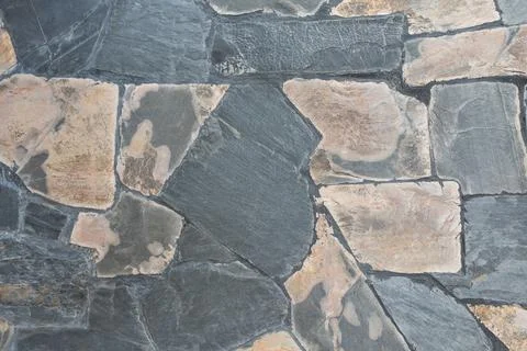 The stone wall pattern texture background Stock Photos