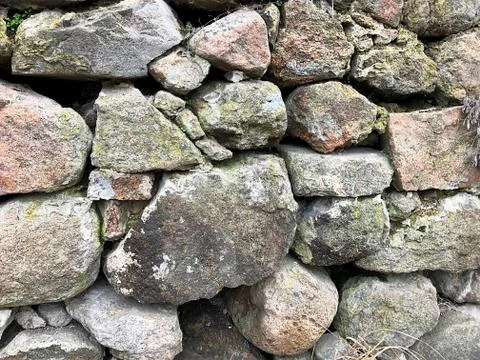 Stone wall. Stock Photos