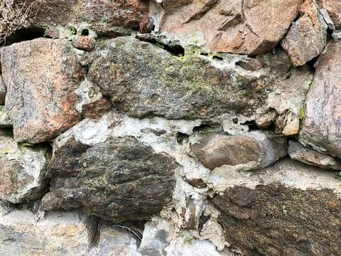 Stone wall. Stock Photos