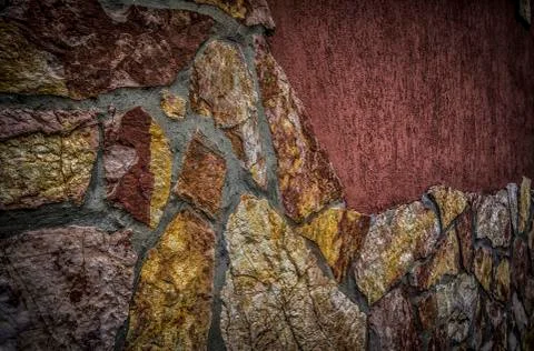 Stone Wall Foto stock