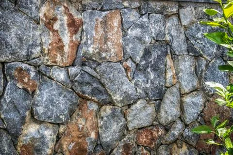 A Stone Wall Stock Photos