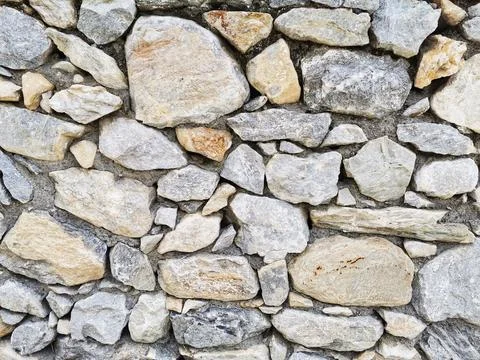 The stone wall. Stock Photos