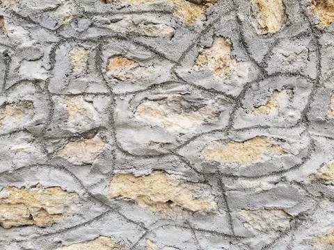 The stone wall. Stock Photos