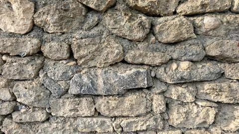The stone wall. Foto stock